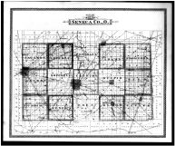Seneca County Outline Map, Seneca County 1896